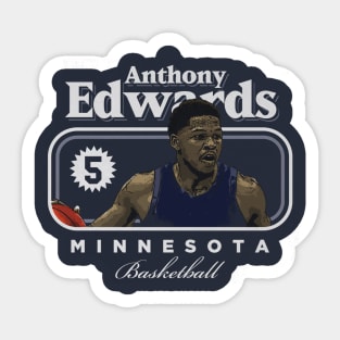 Anthony Edwards Minnesota Cover Sticker